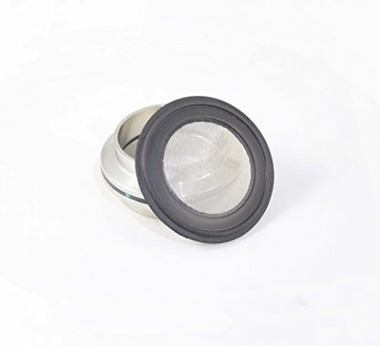 3" Tri Clamp BUNA-N Screen Filter, Ferrule Gasket 316L 625 Mesh/20Uf Micron Screen Stainless Steel Pharmaceutical Grade Filter Mesh. BUNA-N With Mesh Material! & FDA Certification (3") - size: 3 Inch