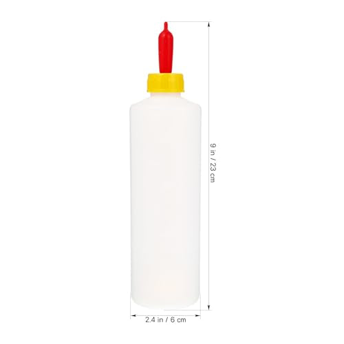 Abaodam Lamb Feeding Bottle Kit with Replacement Nipples, 400ml