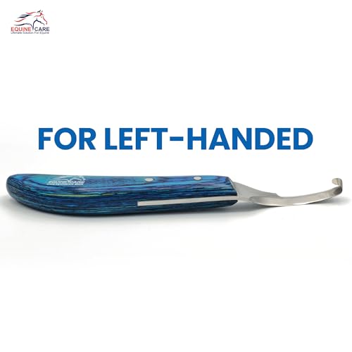 Equine Care Left-Handed Farrier Double Edge Hoof Knife, Horses, Livestock