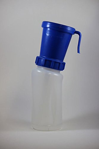 Teat dip Cup (Blue) Nipple Cleaning and desinfecting (Return Cup 300 ml) for Sheep and Goat. by Melasty
