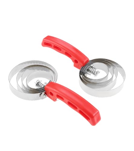 2 Pcs Red Curry Comb Double Sided Shedding Comb