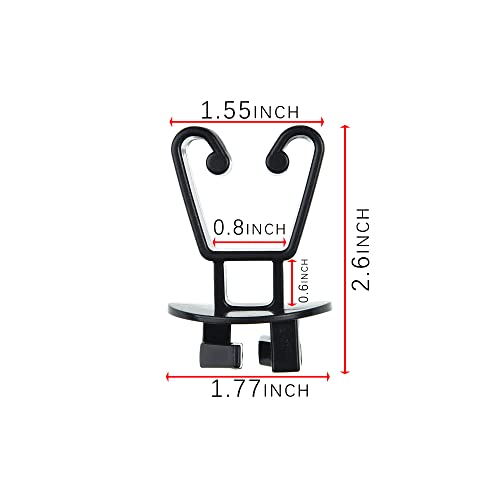 Insulators for Electric Fence Wire, U Post Extended, Black, 50