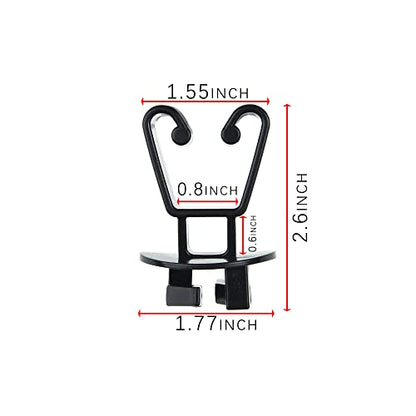 Insulators for Electric Fence Wire, U Post Extended, Black, 50
