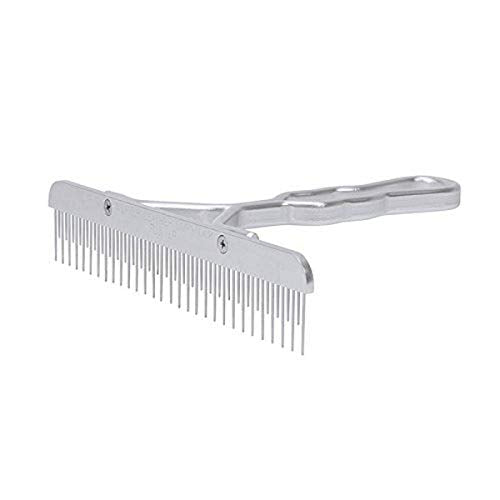 Weaver Leather Livestock Fluffer Comb, Aluminum/Stainless Steel - color: Aluminum/Stainless Steel
