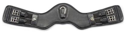 Shires Lusso Dressage Girth - color: Black, size: 24"