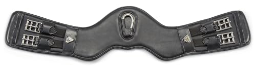 Shires Lusso Dressage Girth - color: Black, size: 30"
