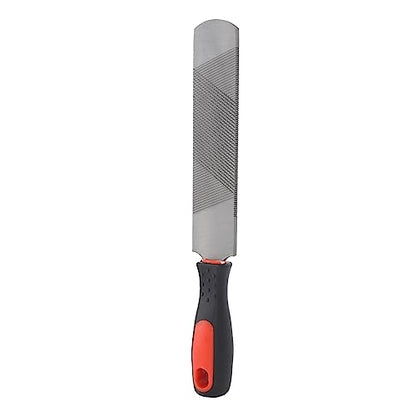 8 Inch Farrier Rasp File with Rubber Handle, Mini Horseshoe File Carbon Steel Farrier File Tool for Horses, Pig Hoof File, Goat Rasp,