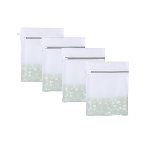 Mesh Laundry Bags, Mesh Wash Bags, Durable Mesh Structure with Strong Zipper, Suitable for Underwear, Delicate Clothes, Pants, Shoes, Socks Washing (Small Fine Mesh, XS 10 * 12in*4pcs) - size: X-Small 10*12in*4pcs