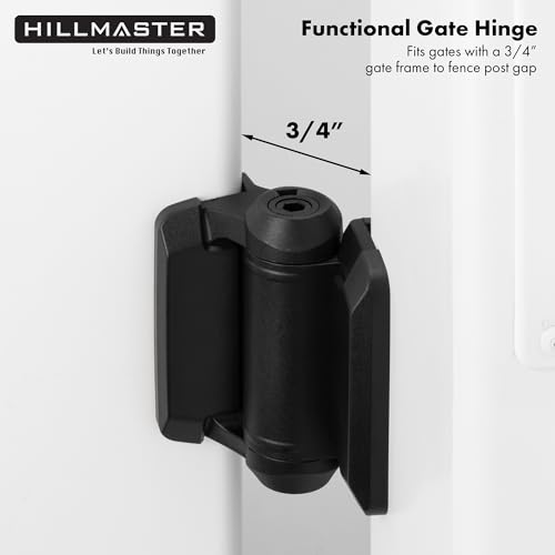 Heavy Duty Self Closing Gate Hinges with Safety Cap,Pool Gate Hinges with Alignment Legs No Rust and Adjustable Fence Hinges Kit for Outdoor Metal Gate,Vinyl Gates,Wood Gate,Black,2 Pack(4 Count) - size: 2 Pack