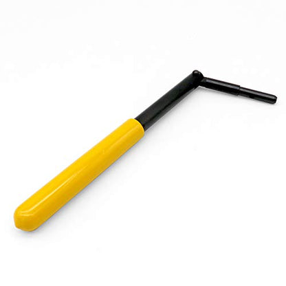 Clip Bender - Made in the USA - Steel tool used for securing T-Post fence clips - Comfortable yellow rubber grip - Black oxide coating to prevent rust. From LockNLube. (Pack of 2) - size: One-size (Pack of 2)