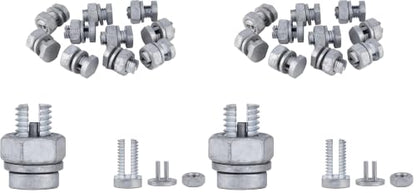 Split Bolts Electrical Fence Connector Wire Join Clamp Split Bolt Wire Connector for Electric Fence Wire 10 Pieces (Pack of 2) - size: 10 pcs (Pack of 2)