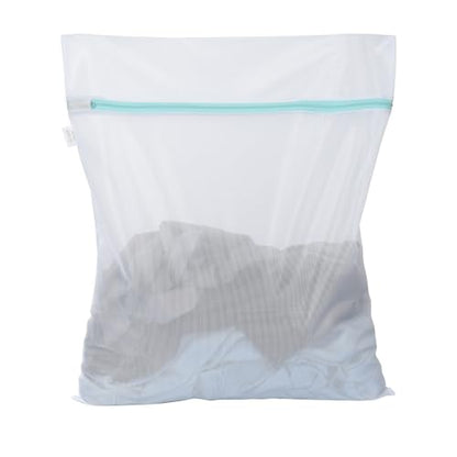 OTraki Medium Mesh Laundry Bags 20x24 inch Zipper Lingerie Bags for Washing Delicates Laundry Mesh Bag Machine Washable for Travel Dorm Hotel Camp, Don't Drying, Melting 140-176℉ White - size: 20 x 24 inch