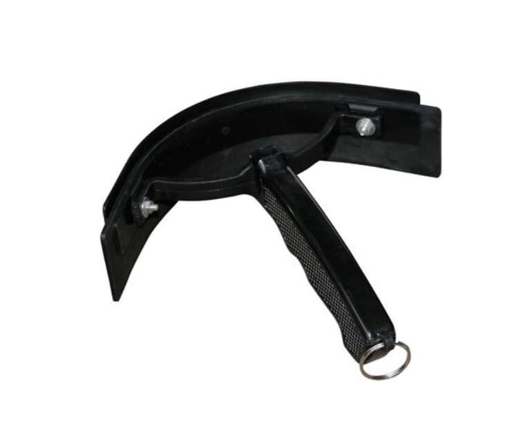 MPMH Premium Plastic Sweat Scraper for Horse, Horse Sweat Scraper Brush Ergonomic Effective Handheld Soft Grip Plastic Rubber (Black) - color: Black