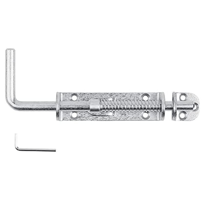 National Hardware N109-212 V1142 Spring Loaded Heavy Duty Sliding Bolt Zinc - color: Zinc