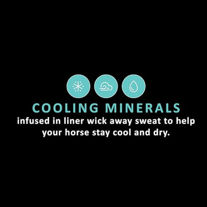 Professional's Choice 2XCOOL Cinch | Cooling Minerals Infused in Liner | V-Shaped Design for Pressure Distribution | Extra Padding to Prevent Pinching | Honeycomb Silicone Soft Grip - color: Chocolate, size: 34"