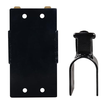 Two-Way Lockable Gate Latch – Heavy-Duty S16100100 (Big Black) – Perfect for Farm, Ranch, Pasture, Livestock & Field Gates – Universal Fit for Round or Square Tubes - size: BIG BLACK 1PACK