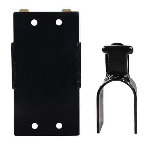 Two Way Lockable Gate Latch, Black. Perfect for Farms, Pastures, and Ranches. Part Number S16100100 (Big Black 2PACK) - size: BIG BLACK 2PACK