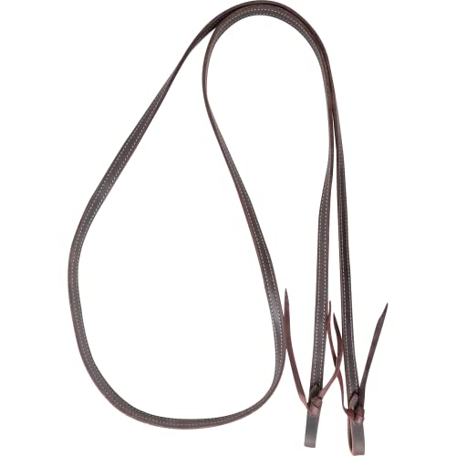 Martin Saddlery 5/8in Stitched Latigo Roping Rein with Waterloops N/A N/A