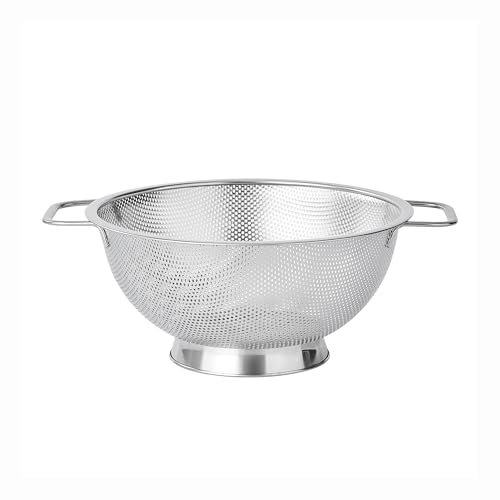 Fox Run Stainless Steel Colander, Medium 3 Quart Pasta Strainer - size: 3 Quart, Standard