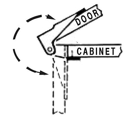 Hinge Outlet Pivot Door Hinges Nickel - Top and Bottom Set