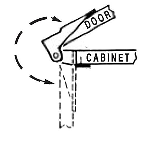 Hinge Outlet Pivot Door Hinges, Top and Bottom Set, Bronze, 2 Pack