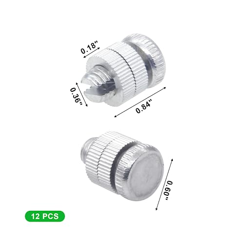 Electric Fence Wire Connectors, 12-Pack Aluminum Split Bolts for 12-17 Ga