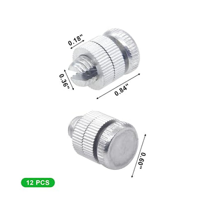 Electric Fence Wire Connectors, 12-Pack Aluminum Split Bolts for 12-17 Ga