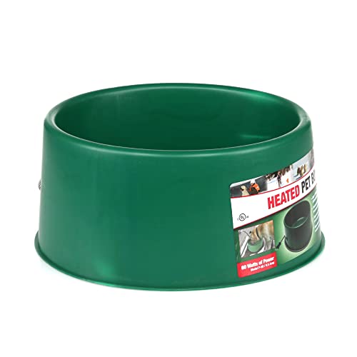 Farm Innovators Heated Pet Water Bowl, 60W, 1.5 Gallon - size: 6 Qt