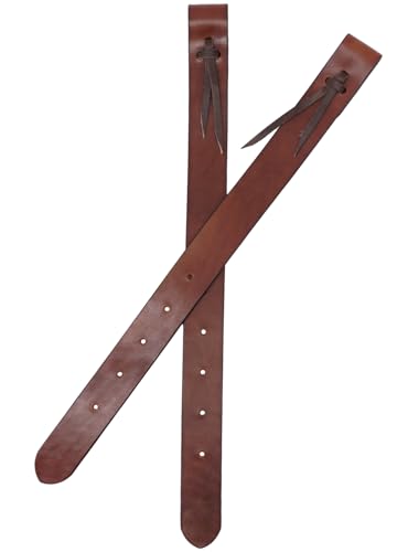 Jeereal Western Saddle Rear Flank Billet, Leather Replacement Strap