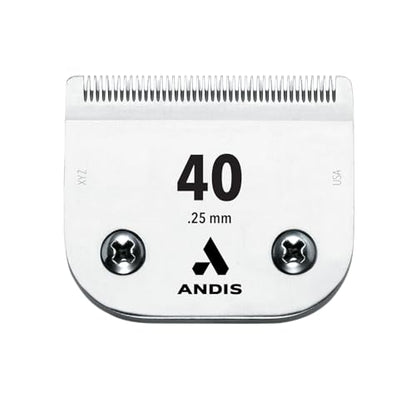 Andis 64076 UltraEdge Detachable Blade, Size 40, 1/100in Ultra-Close Cut - style: 40 Blade (Pack of 1)