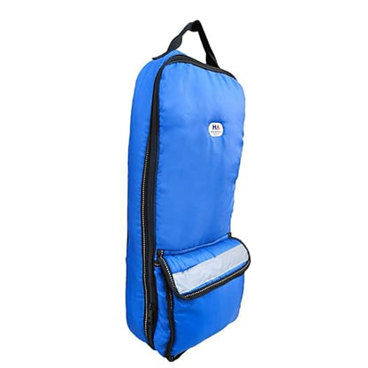 Majestic Ally Halter Bridle Carry Bag - Reflective, Padded with Front Large Pocket Tack Carry Bag to Keep Horse Tack Clean and Safe (Royal Blue) - color: Royal Blue