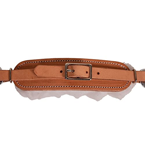 Schneiders Hackamore Fleece Lined 6 Chrome Plated Cheeks | Ideal for Well-Broke, Mature Horses | Gentle Control with Fleece Lined Nose Band | Chrome Plated for Durability