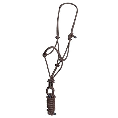 HILASON Western Nylon Lead Rope Halter Horse Size 8 Ft - color: Brown
