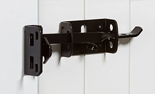 National Hardware Heavy Duty Gate Thumb Latch, Steel, Black - size: No Size