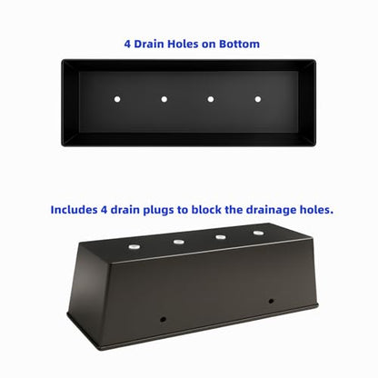 3-Pack 6 Qt Metal Hanging Feed Troughs for Goats, Ducks and Livestock