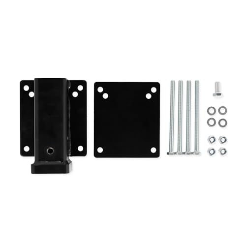 Camco Eaz-Lift Camper/RV Bumper Hitch - Ideal for Bikes, Cargo Racks & More - Clamps onto 4” Square RV Bumpers - No Drilling Required for Install - Crafted of Heavy Duty Powder-Coated Steel (48473)