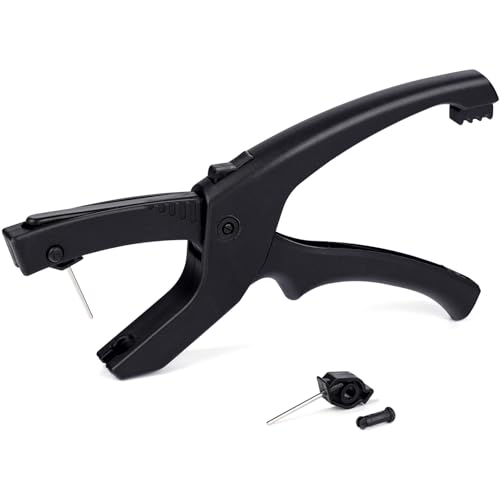Cattle Ear Tagger Professional One-Piece Z Tags Pliers Applicator - color: Black