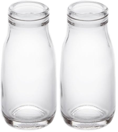 American Metalcraft GMB3 Glass Milk Bottle, 3 oz. (Pack of 2) - size: 3 Ounces (Pack of 2)