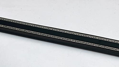 Bird Barrier Bird-Shock Flex-Track – 50ft Low Profile Electrified Track Bird Deterrent – Flexible PVC Strips with Stainless Steel Braid – Bird Repellent for Roofs, Parapets, Ledges - Black - color: Black