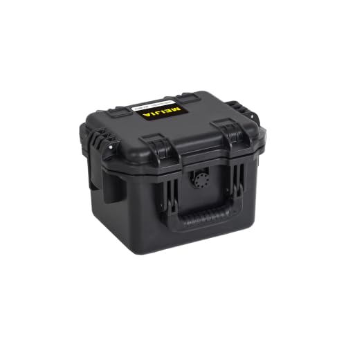 MEIJIA Premium Waterproof Hard Compact Camera Case,Hard Protective Case with customizable fit foam,Full Protection with Light&Convenient Design,Elegant Black (11.8"x9.82"x7.75") - size: 11.8"x9.82"x7.75"