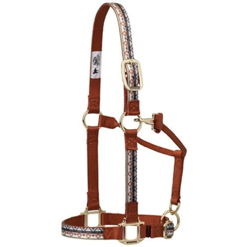 Weaver Leather Adjustable Patterned Nylon Horse Halter, Cactus, Average Horse