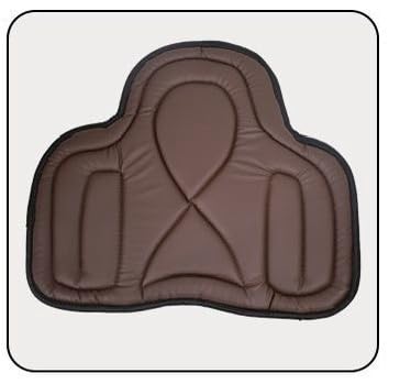 Saddle Tush Cushion Western Long Saddle Pad Horse Riding Seat Saddle Cushion Pad - color: BROWN