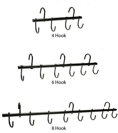 Jacks 1511-6-BK 6 Hook Tack Portable Rack Black