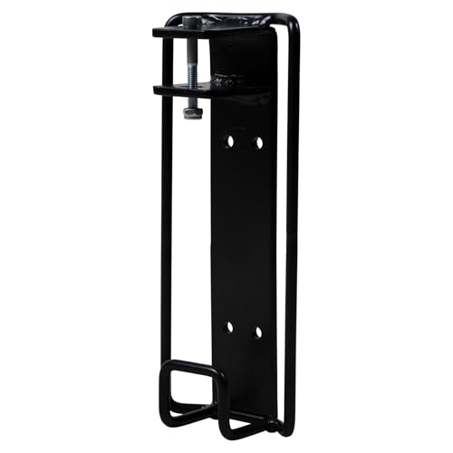 EASY-UP Wall Mount Bucket Holder | Secure Horse Bucket Holder | Enhances Stable Organization | Resistant to Playful Horses | Black Powder Coat Finish | Easy Wall Mounting | Size Tall