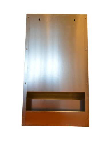DUNCAN'S FAMILY FARM STORE Space Saving Mountable Steel Poultry Feeder (Back Feed, Front Loading) - size: Back Feeding