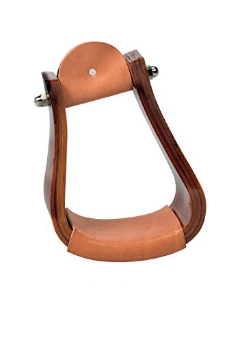 Weaver Leather Sloped Wooden Roper Stirrups with Leather