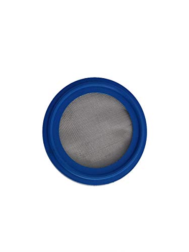 5 Micron VITON/FKM Tri Clamp Screen Filter Gasket 316L (5Uf Micron/2000 Mesh) Stainless Steel Pharmaceutical Grade Filter Mesh. VITON (1.5") - size: 1.5 Inch