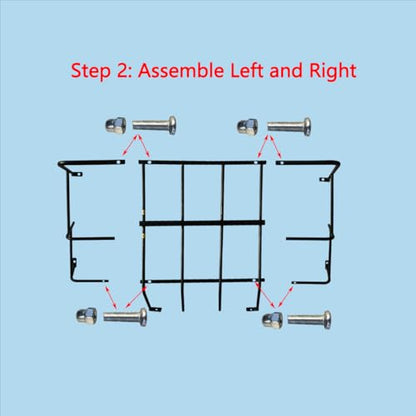 Hay Feeder Goat 18 Gallon Hay Rack,Heavy Duty Iron Wall Hay Rack for Sheep,Cattle,Livestock in Farm Indoor Outdoor Uses