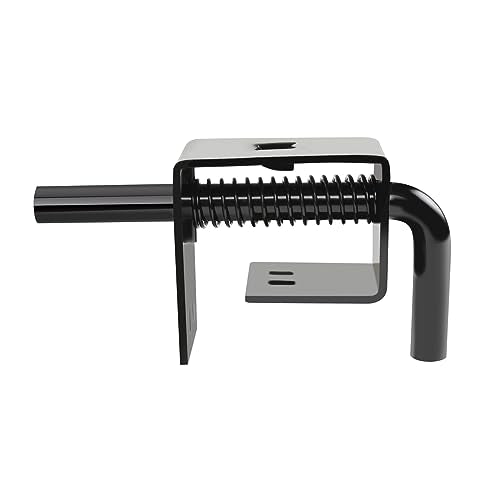 Trailer Gate Spring Latch,Anti-Rust Black Coating,Strong Steel,1Pc