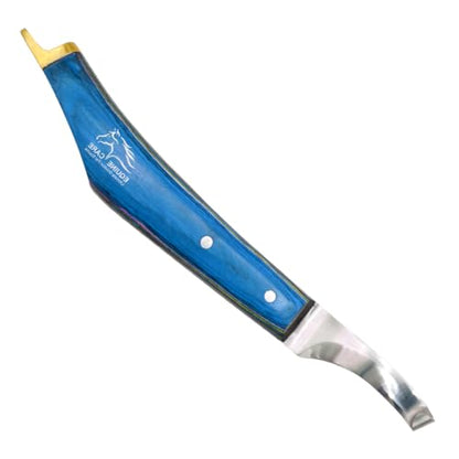 Equine Care Hoof Pick Knife, Left-Handed, 2-in-1 Farrier Tool for Horses